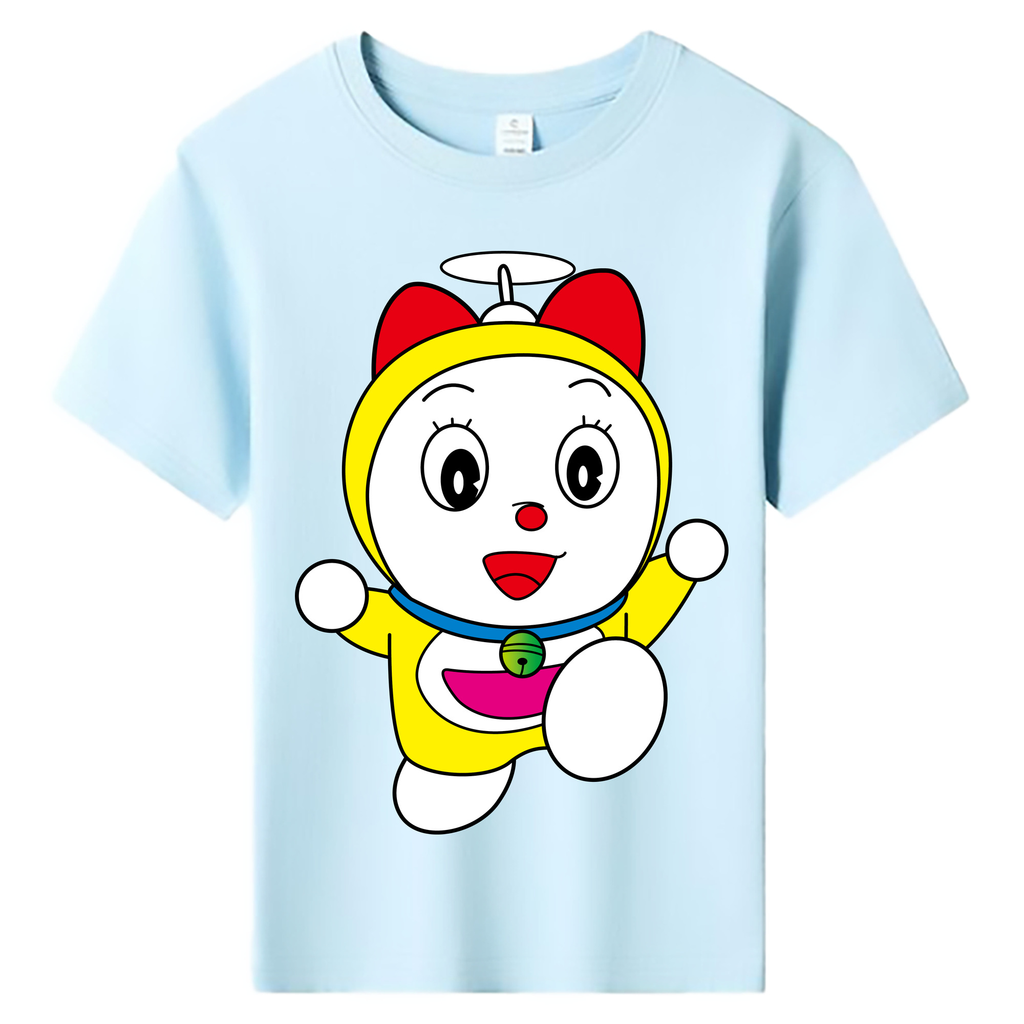 （画像用） ドラえもん ドラミ Doraemon Dorami 綿100％キッズTシャツ（フロントプリント）